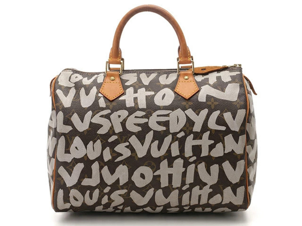 LOUIS VUITTON Speedy Handbag Monogram Graffiti